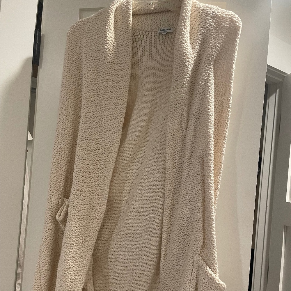 Splendid cardigan sweater vest - oatmeal